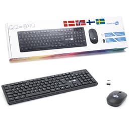 Simpletek Keyboard QWERTY Nordic Wireless MK-03B