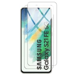 Protective screen Galaxy S21 FE 5G - Tempered glass - Transparent