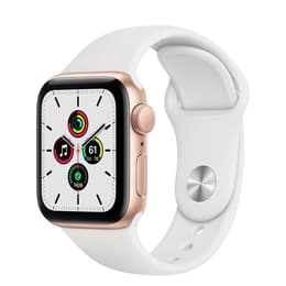 Apple Watch Series SE 1 (2020) GPS 40 mm - Aluminium Gold - Sport band White