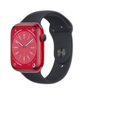 Apple Watch Series 8 (2022) GPS + Cellular 45 mm - Aluminium Red - Sport band Black