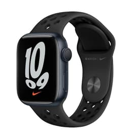 Apple Watch Series 7 (2021) GPS 41 mm - Aluminium Midnight - Nike Sport band Black