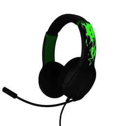 Pdp Airlite Glow Airlite Glow noise-Cancelling gaming wired Headphones with microphone - Black/Green