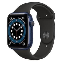 Apple Watch Series 6 (2020) GPS 44 mm - Aluminium Blue - Sport band Black