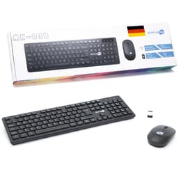 Simpletek Keyboard QWERTZ German Wireless MK-03B