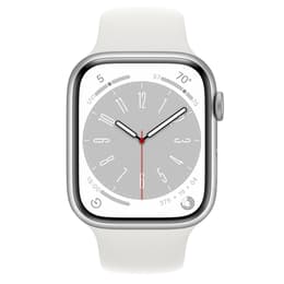 Apple Watch Series 9 (2023) GPS 41 mm - Aluminium Silver - Sport band White