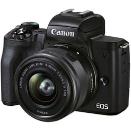 Instant EOS M50 Mark II - Black + Canon EF-M 15-45mm f/3.5-6.3 IS STM + EF-M 55-200mm f/4.5-6.3 IS STM f/3.5-6.3 + f/4.5-6.3