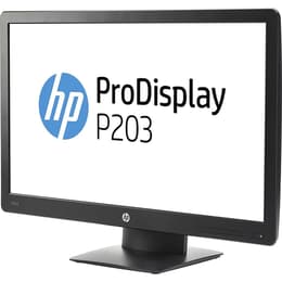 20-inch HP ProDisplay P203 1600 x 900 LCD Monitor Black