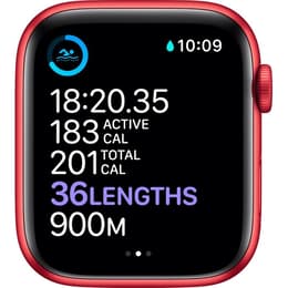 Apple Watch Series 7 (2021) - (band not included) - GPS + Cellular 45 mm - Red Aluminium