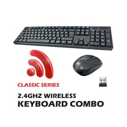 Simpletek Keyboard QWERTY Italian Wireless Set tastiera e Mouse