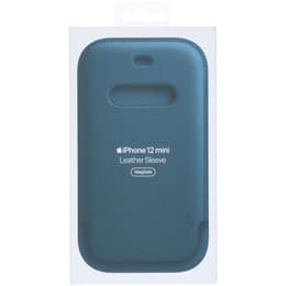 Apple Leather case iPhone 12 mini - Magsafe - Leather Blue