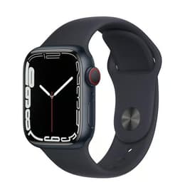 Apple Watch Series 7 (2021) GPS + Cellular 45 mm - Aluminium Midnight - Sport band Midnight