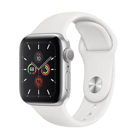 Apple Watch Series 5 (2019) GPS 44 mm - Aluminium Silver - Sport band White