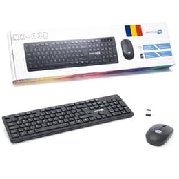 Simpletek Keyboard QWERTZ Wireless M&K RUMENO Kit Mouse and Keyboard