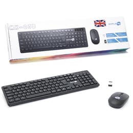 Simpletek Keyboard QWERTY English Wireless M&K INGLESE UK Kit Mouse and Keyboard