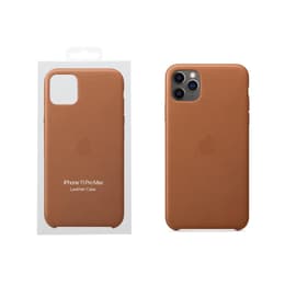 Apple Leather case iPhone 11 Pro Max - Leather Brown