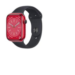 Apple Watch Series 8 (2022) GPS 45 mm - Aluminium Red - Sport band Black