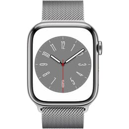 Apple watch stainless steel with hot sale milanese loop